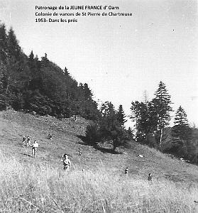 COLO JEUNE FRANCE 1953 dans les pres